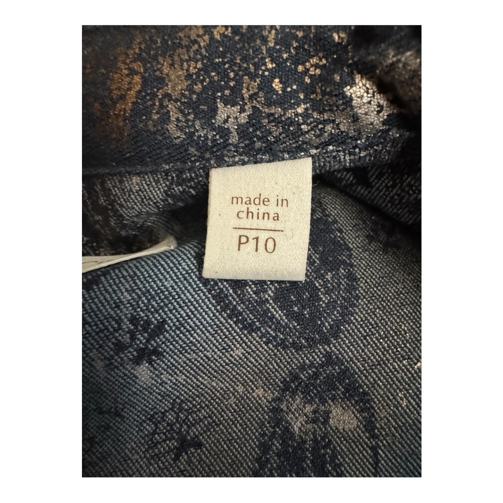 Coldwater Creek Blue Paisley Pintuck Pleat Jacket - Picture 10 of 10